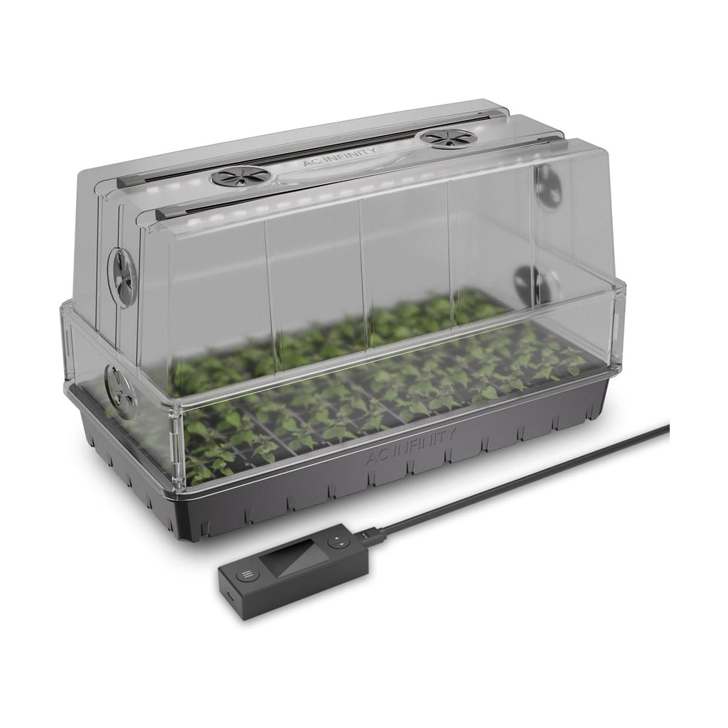 AC Infinity Heavy-Duty Large Humidity Dome w/ Full Spectrum LED Grow Lights