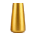Simple Boho Ceramic Flower Vase for Home Decor (Gold,Small)