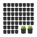 50 Pack 10 Gallon Grow Bags Bulk, Heavy Duty Thickened Fabric Pots Nonwoven Plant Bags with Handles, Breathable Plant