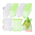 Woanger 300 Pcs Fruit Protection Bags 8 x 12'' Fruit Bags for Fruits Trees Green Netting Fruits Cover Bag with