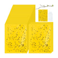 Qualirey 100 Pcs Blue Sticky Traps 6x8in for Gnats Indoor | Dual-sided for Fungus Gnats Fruit Flies Whiteflies Thrips
