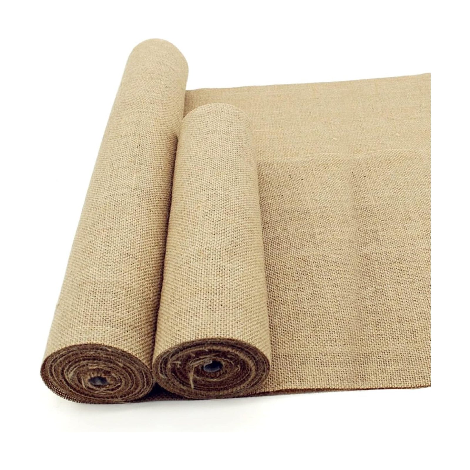 Agfabric Garden Burlap Fabric Roll, 64 inch x30 Feet Higher Density Natural Jute Material for Party Decor, Table