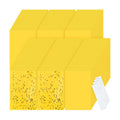 Qualirey 900 Pcs 6x8 Inch Yellow Sticky Traps for Gnats, Dual-Sided Sticky Gnat Traps for Indoor Outdoor, Fly Catcher