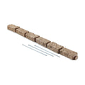 Landscape Edging | Garden Edging Border | Polyrock Bricks for Lawn Edging, Flower beds, Pathways & Yard Edging– 1 Pack