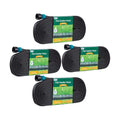 Hlinker Flat Soaker Hose 50 200 FT for Garden Beds, 200FT 1/2" Linkable Consistent Drip Irrigation Hose Save 80% Water
