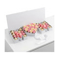 WENPACK Empty Flower Gift Box MOM Cardboard Letter Shaped Fillable Chocolate Strawberry Candy Packaging (MOMwhite)