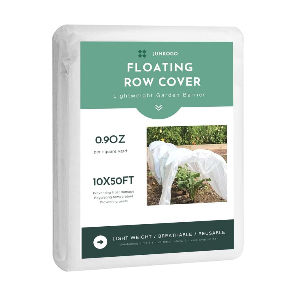Plant Freeze Protection Cover, 10x50 FT Floating Row Cover | Frost Cloth Winter Garden Blanket for Cold Weather and