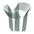 HiGift 12 Pack Plant Stakes for Indoor Plants, Metal Garden Peony Support Cages, Outdoor Plant Supports Ring Prop
