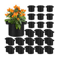 Nuanchu 36 Packs Grow Bags Bulk Aeration Fabric Pot with Handles Thickened Nonwoven Garden Bags to Healthy Root Growth