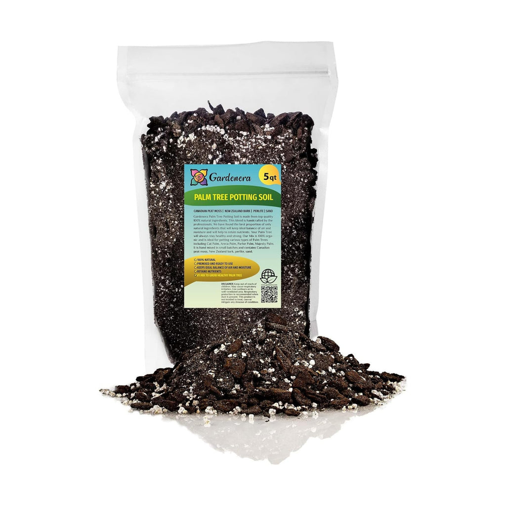 Palm Tree Potting Mix - The Ultimate Soil for Strong and Healthy Palms - Top Choice for Palm Tree Growers [5 Quart Bag]