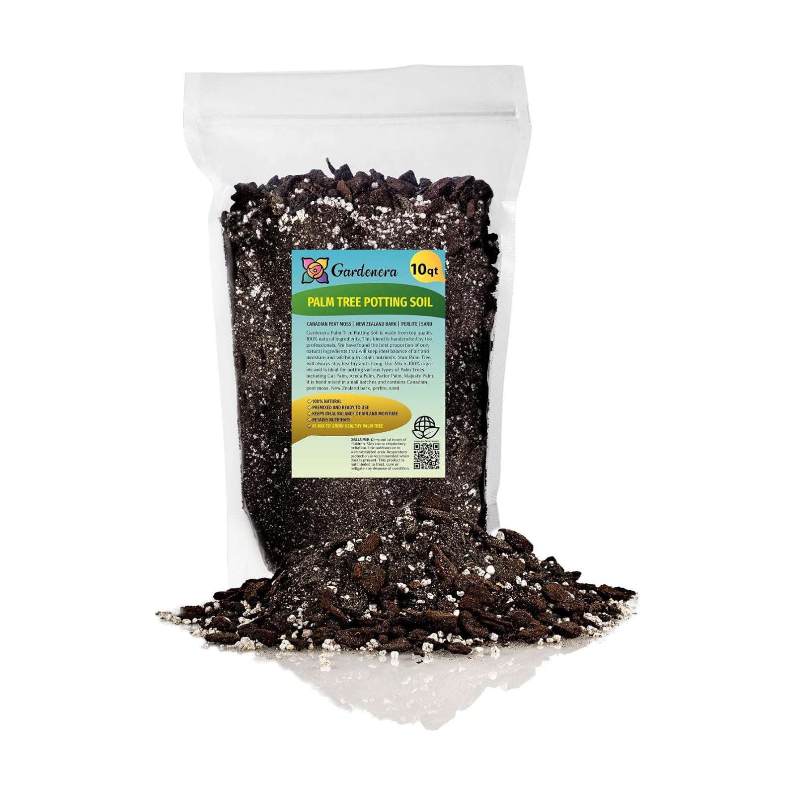 Palm Tree Potting Mix - The Ultimate Soil for Strong and Healthy Palms - Top Choice for Palm Tree Growers [10 Quart Bag]
