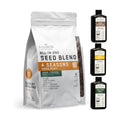 All-in-One Food Plot Seed + Fertilizer for Deer - 1/4 Acre Coverage - Perennial + Annual Blend - Protein and