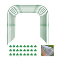 Greenhouse Hoops for Raised beds ,8 Sets Garden Hoops of 41.3'' x 31.5'' Detachable Rust-Free Garden Tunnel for Garden