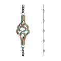 dreamysoul 9.7FT Rain Chain, Iron Rain Chain for Gutters, Bronze Bird Cage Decorative Rain Chains for Downspouts