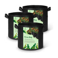 WEIFENG 3-Pack 40 Gallon Grow Bags, XL Heavy Duty Fabric Planter with Handles for Extra Large Trees, Big Shrubs