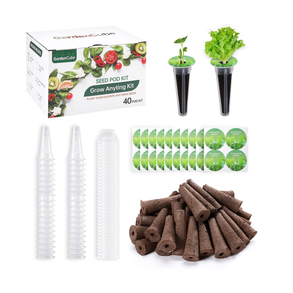 GARDENCUBE 160pcs Hydroponics Pods Kit Compatible with AeroGarden