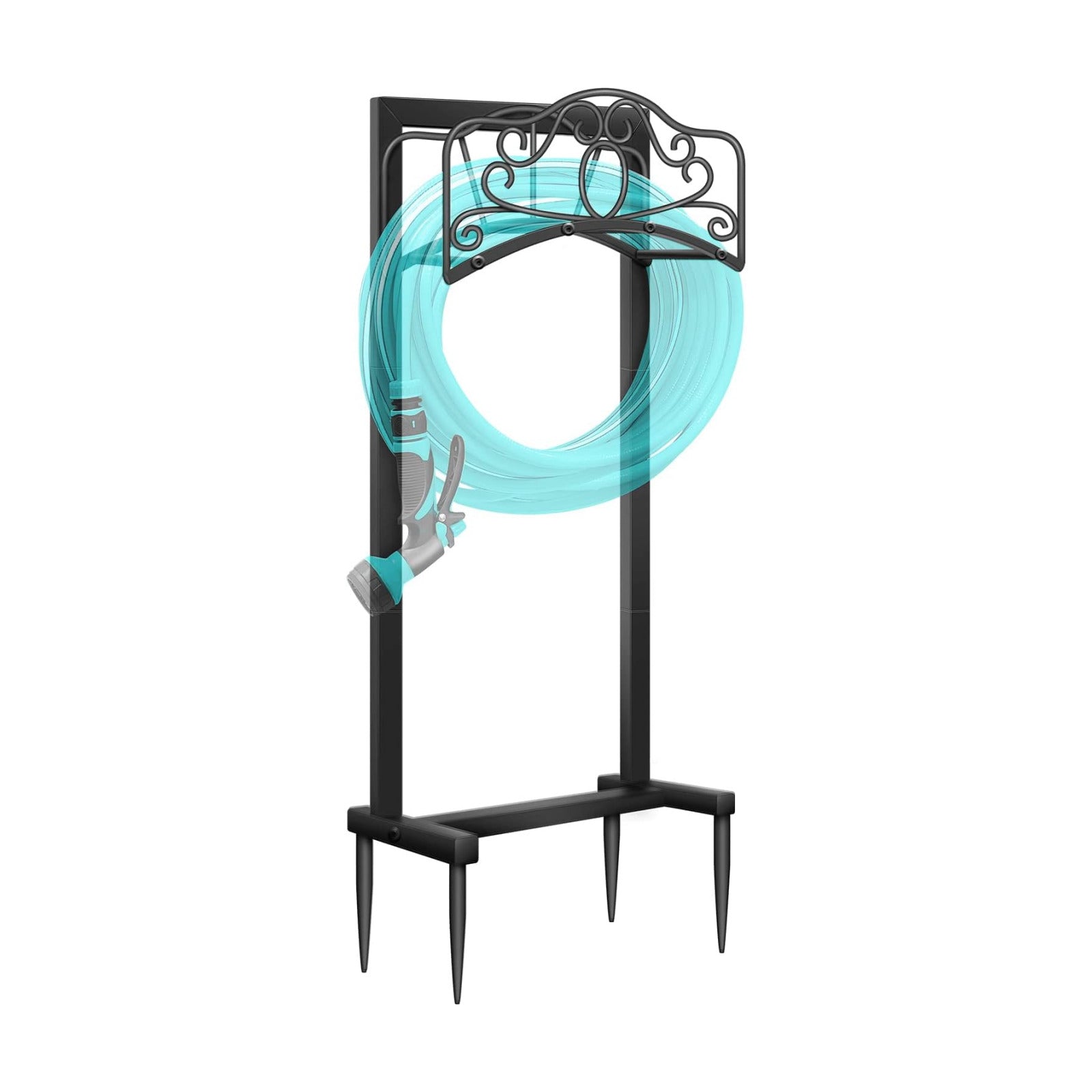 Hose Holder,100ft Capacity Garden Hose holder,Butterfly Style | Freestanding Water Hose Holder,Upgraded Garden Hose