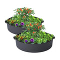 ZtohPyo 2-Pack 50 Gallon Plant Grow Bags, Large Fabric Raised Garden Bed with Handles,Durable Garden Beds Planters Aeration Gardening Container to Grow Vegetables for Outdoor Plants