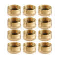 12PCS 3/4" Garden Hose Cap Garden Hose Connector Brass Cap