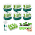 Seed Starter Tray, 72 Cells Indoor Seed Starter Kit, Flexible Silicone Designed Seedling Starter Trays, Germination