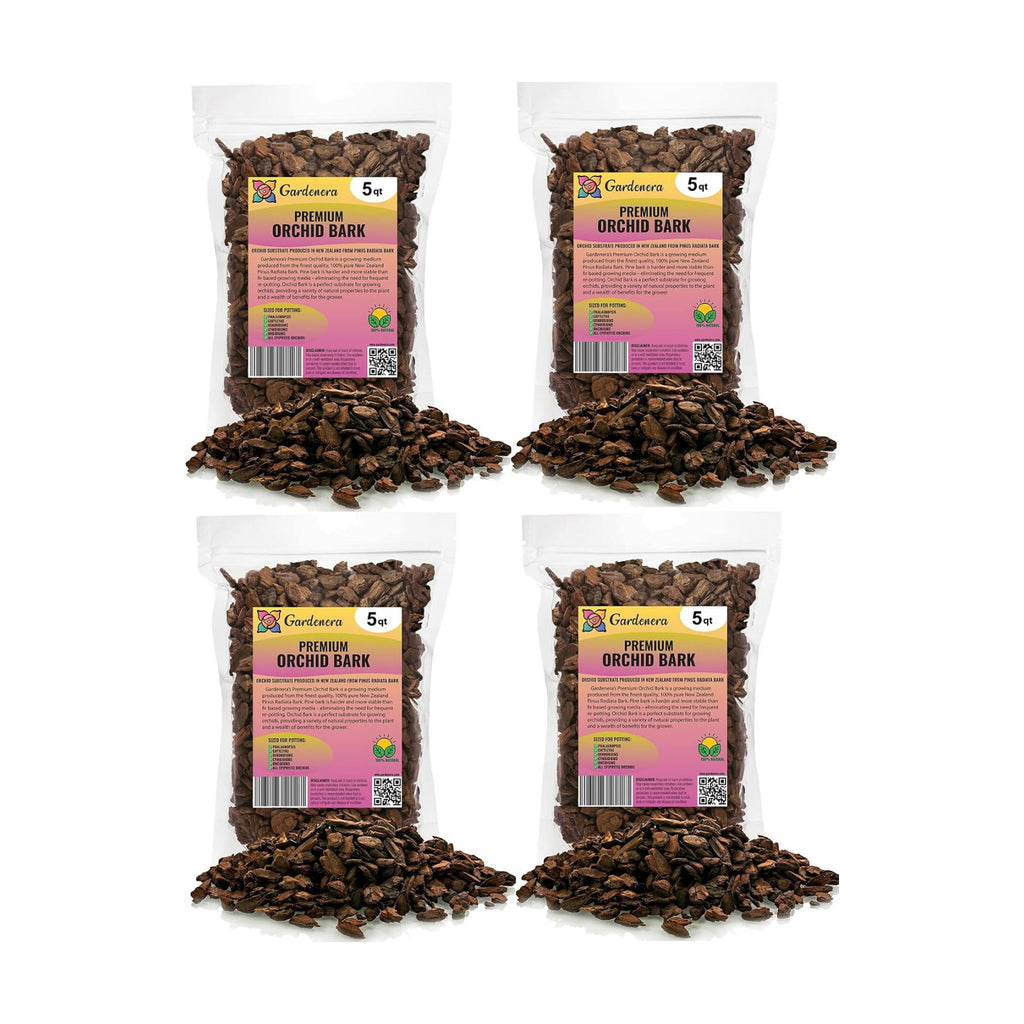 New Zealand Pinus Radiata Bark - 20 Quart - Organic Hand Mixed New Zealand Orchiata Pine Bark for Orchids - Medium