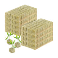 400Pcs 1inch Rockwool Cubes for Hydroponic Rockwool Grow Cubes Starter Plugs for Seed Starter Soilless Cultivation