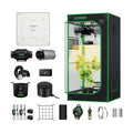 VIVOSUN Smart Grow Tent Kit 2x2, 1-Plant WiFi-Integrated Grow Kit System | 100W Full Spectrum LED, Automatic