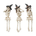 Newman House Studio Halloween-Décorations No-Evil-Skeleton-Figurines