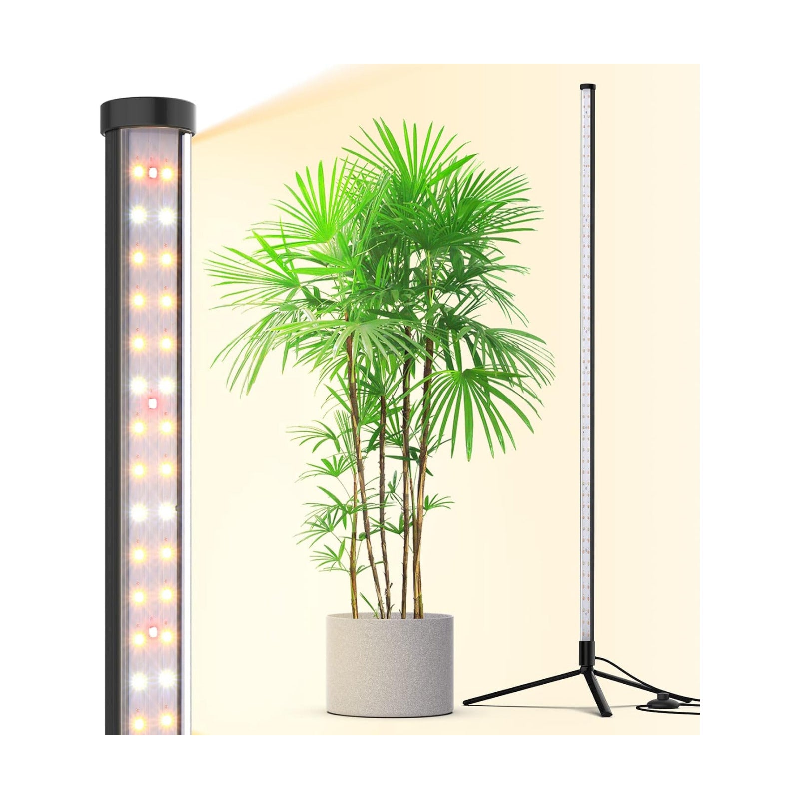 Barrina T10 Vertical Grow Light, 4FT 42W, Full Spectrum, High PPFD | Grow Lights for Indoor Plants, Standing Side