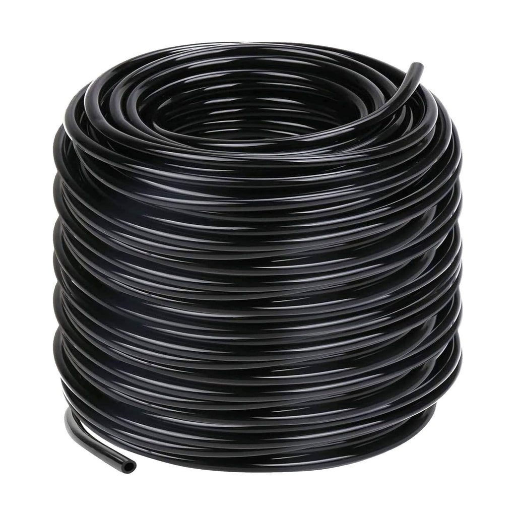 Hourleey Blank 200 FT Distribution Tubing Irrigation Drip Hose, 1/4 Inch Drip Line
