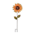 Sunflower Garden Stakes Decor Outdoor Spring Metal Flower Yard Signs Stake | Sunflowers Lawn Ornament Yard Art Garden