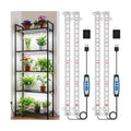 Wiaxulay 16in Plant Grow Light Strip, Full Spectrum for Indoor Plants 5V/2A | 120 LEDs 2 Bars 2 Pack, 6000K Growing