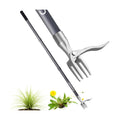 52'' Weed Puller with Long Handle Stand-up Hand Weeder Manual Weeding Tool with Stainless Steel Claw for
