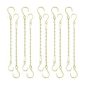 Chain for Hanging Plants, 10 Inch Gold Hanging Basket Chain