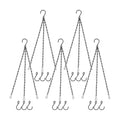 Hanging Basket Chain, 20 Inch Black 3 Point Hanging Chain