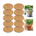 Legigo 10 Pack Coconut Fiber Mulch Ring Tree Plant Protector Mat, 9 Inch