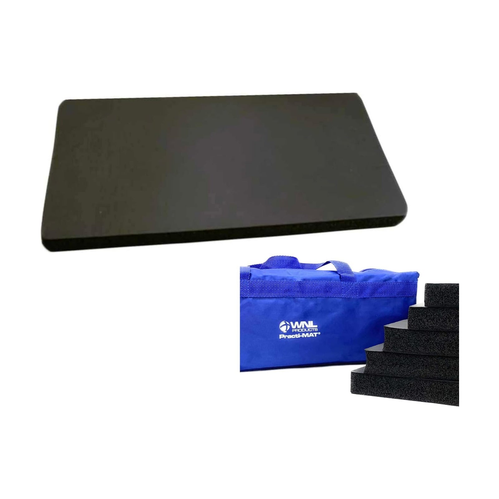 WNL Products WNLMAT Practi-Mat Kneeling Mat for CPR Training, 5 Pack | CPR Training Accessories Knee Pad, with Carry