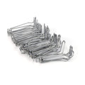 Plant Support Spring Clips, 30Pcs x 16 mm/0.63 in Diameter | Stainless Steel | Greenhouse & Garden Trellis | Fix Vines
