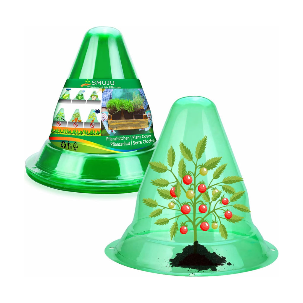 【20 Pieces】 Garden Cloches for Plants, Large Plant Covers Plant Protectors Transparent Bell Jar Cloches to Protect