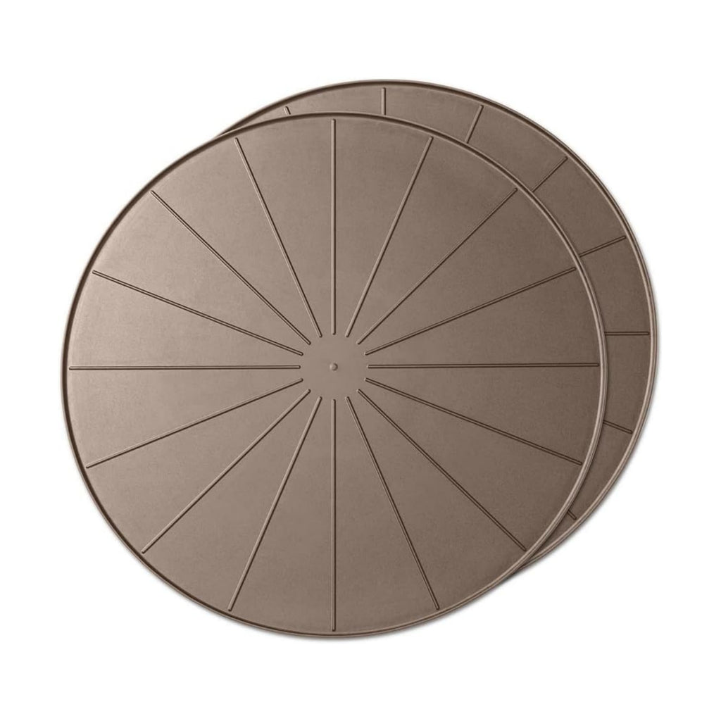 WeatherTech 18" Plant Mats/Coasters - for Floor Protection from Planter Spills, leaks and Soil (8A18CST2PKTN)- Tan