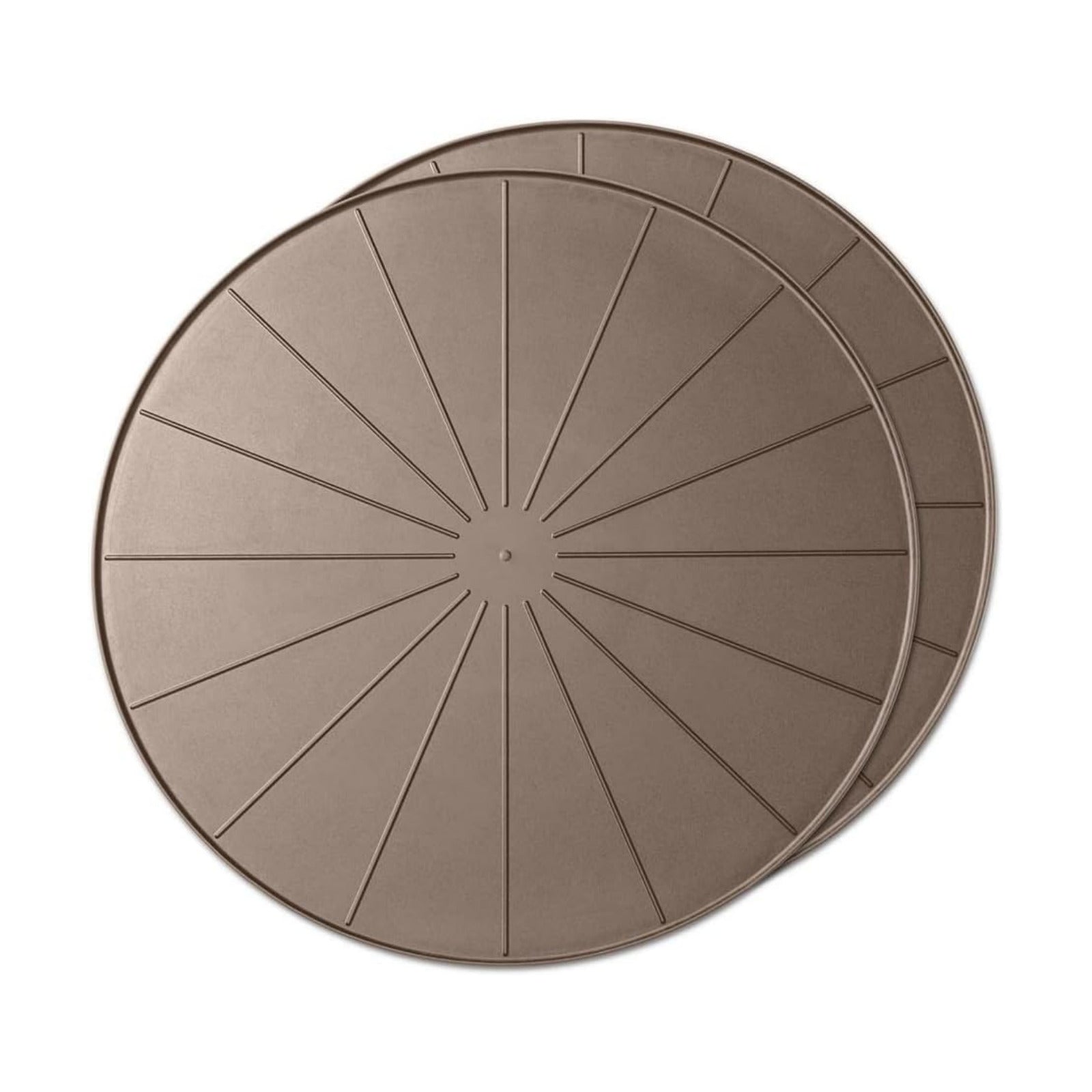 WeatherTech 18" Plant Mats/Coasters - for Floor Protection from Planter Spills, leaks and Soil (8A18CST2PKTN)- Tan