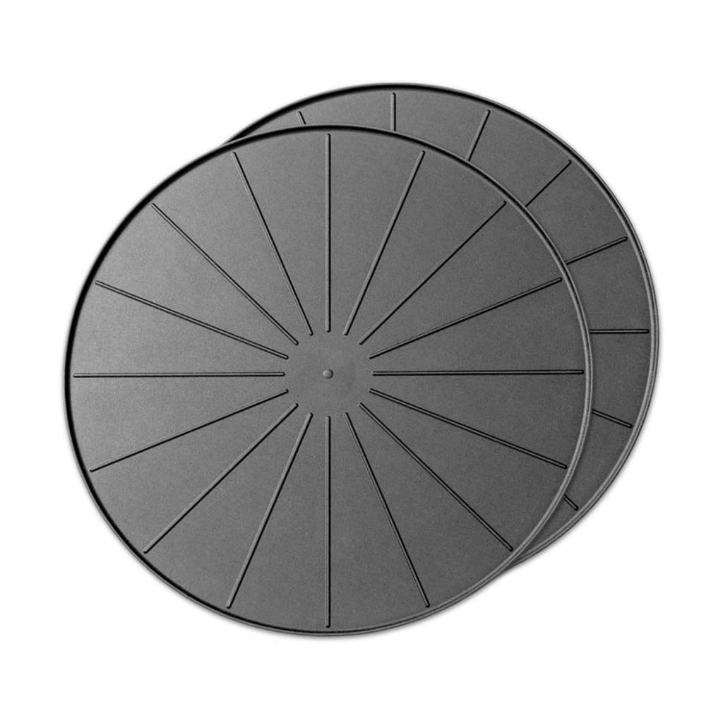 WeatherTech 18" Plant Mats/Coasters - for Floor Protection from Planter Spills, leaks and Soil (8A18CST2PKBK)- Black
