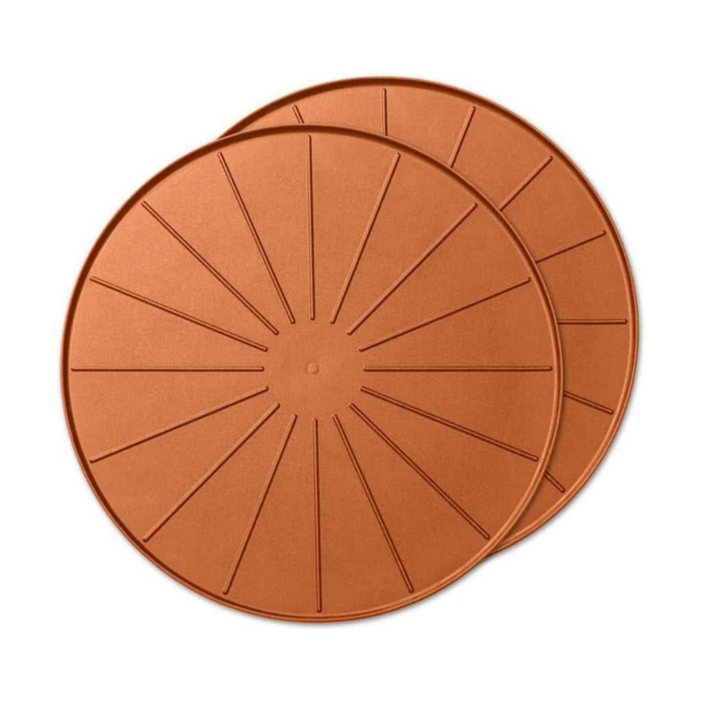 WeatherTech 15" Plant Mats/Coasters - for Floor Protection from Planter Spills, leaks and Soil (8A15CST2PKTC)- Terra