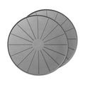 WeatherTech 15" Plant Mats/Coasters - for Floor Protection from Planter Spills, leaks and Soil (8A15CST2PKGR)- Grey