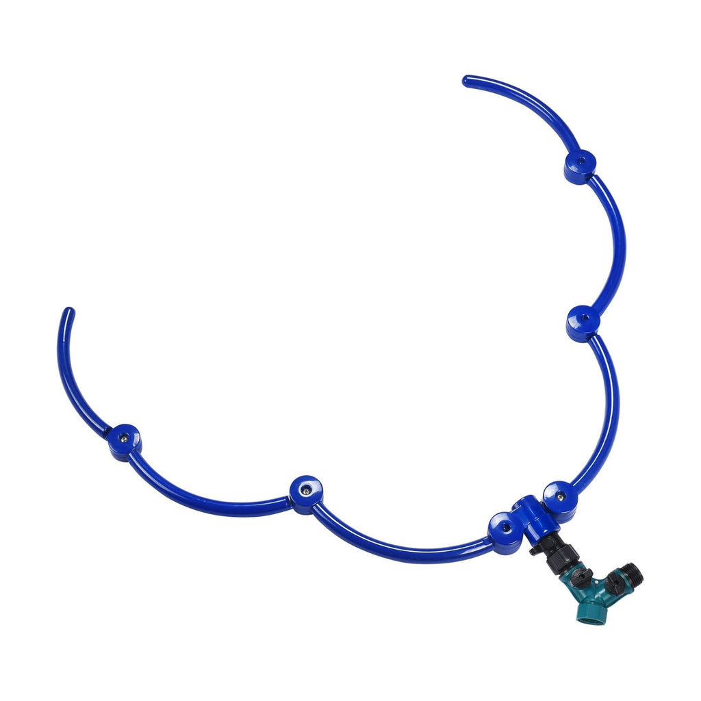 ZZM 360°Tree Water System Tree Watering Ring Circle Sprinkler and Irrigation System Targeted Water with Y Hose Splitter
