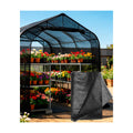 40%-50% Black Shade Cloth for Garden, 10x14FT Sun Block Mesh Tarp | Sun Shade Cover for Plants Cover, Greenhouse