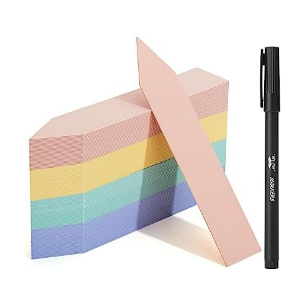 Mr. Pen- Plastic Plant Labels, 100 Pcs, 4“, Pastel Colors Plant Markers