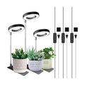 Aokrean Grow Lights for Indoor Plants, Full Spectrum Plant Light with Base | 48 LEDs Halo Grow Lamp for Small Plants