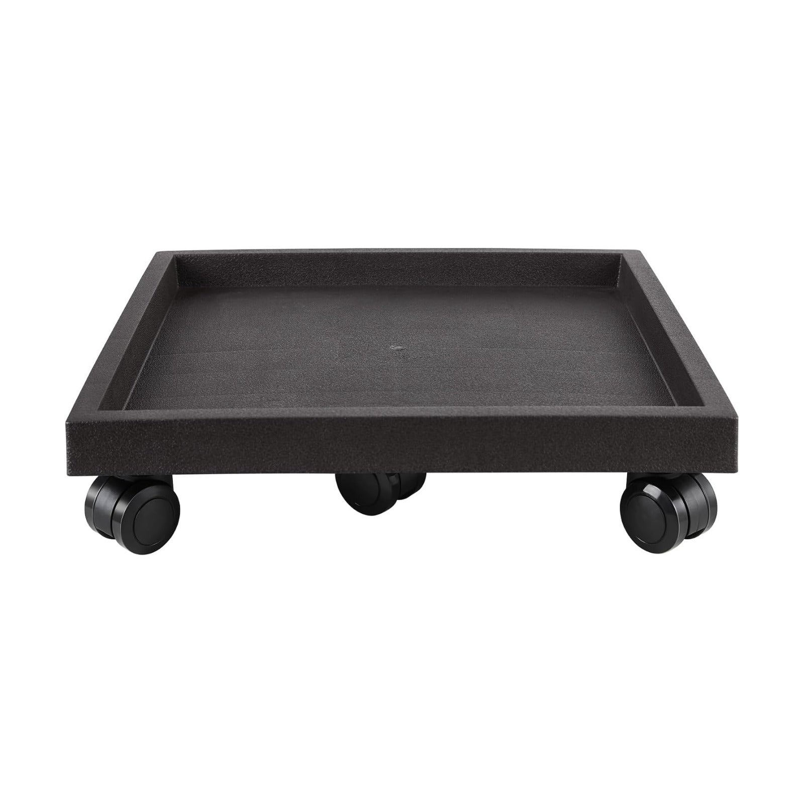 16.5 Inch Square Rolling Plant Caddy Saucer with Wheels, Heavy Duty Wheeled Planter Stand for Potted Plant, Coaster