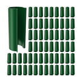 Jetec 128 Pieces PVC Pipe Clips Covers 2.4 Inches Long Greenhouse Clamps for Netting for Greenhouses Garden Shelters